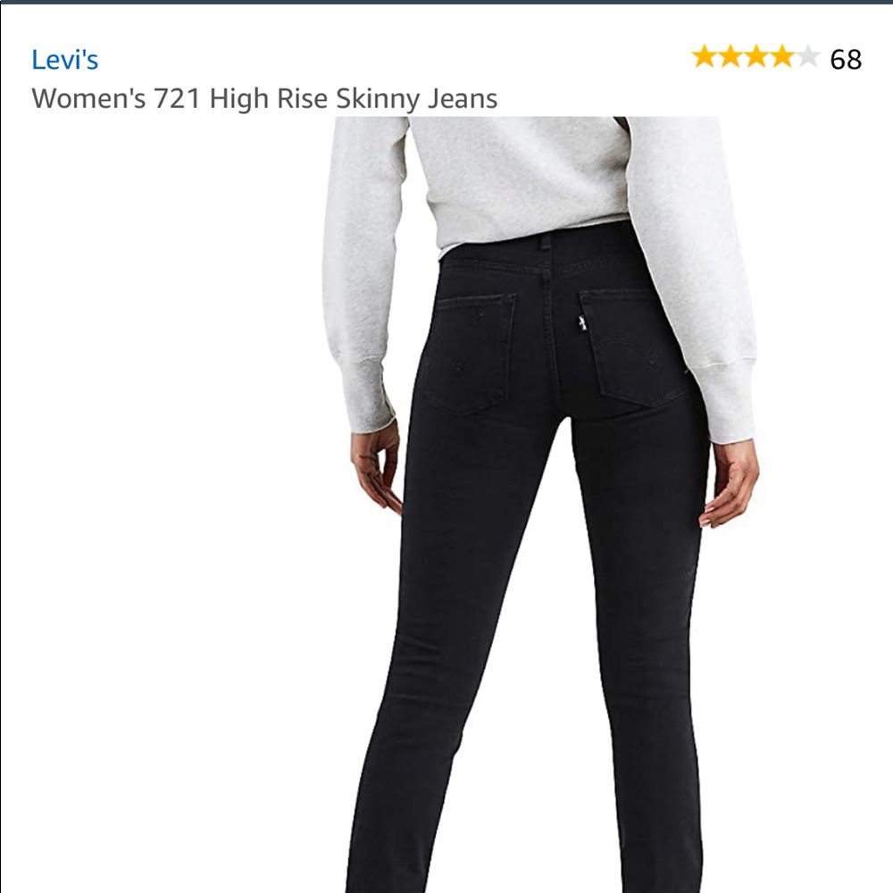 Levi’s721 high rise skinny size 4 - Picture 6 of 7